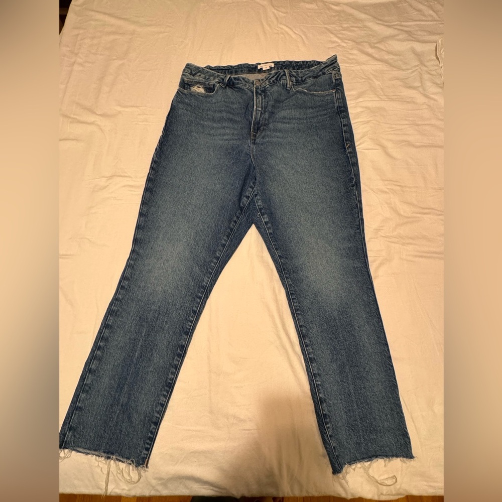 Good American straight leg jeans